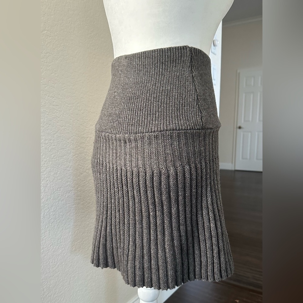 Zara Ribbed Knit Mini Skirt - Picture 5 of 9
